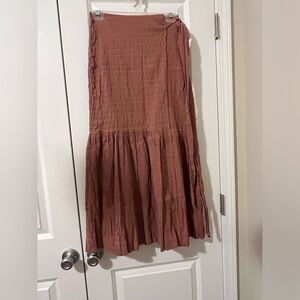 Faux Wrap Maxi Skirt Size: XS